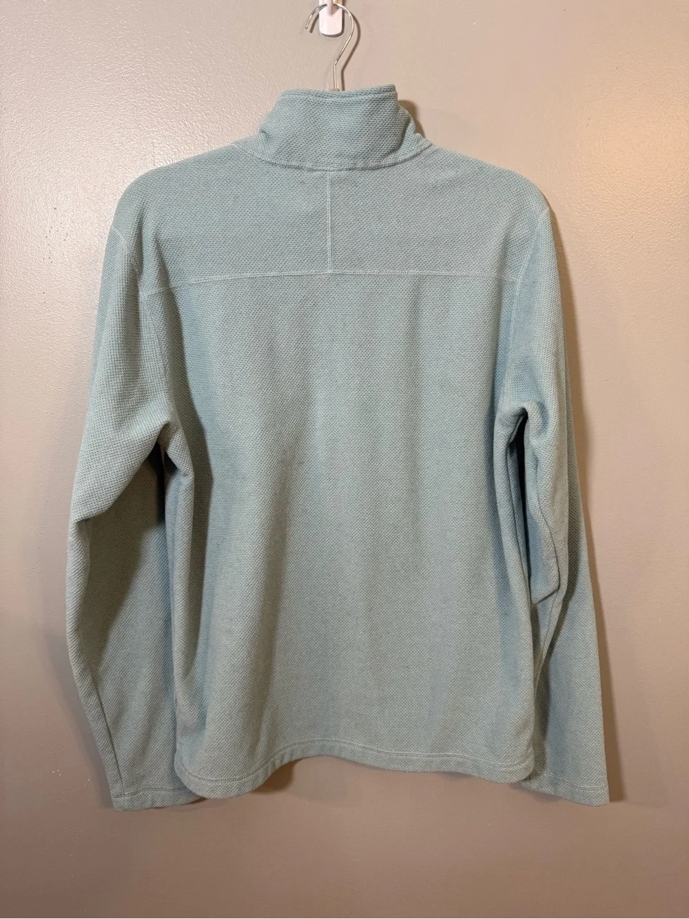 The North Face Textured Cap Rock 1/4 Zip Fleece Men’s M Tourmaline Blue NF0A3YR1